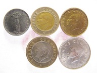 A.M ,- Turcja zestaw 9 monet (L 37)