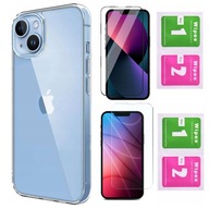 Etui do iPhone 14 PLUS | CLEAR Case Przezroczyste MOCNE + 2 x SZKŁO