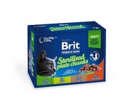 BRIT Premium karma dla kotów mix smaków 12x100g