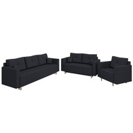 Zestaw wypoczynkowy LISA 3+2+1 kanapa sofa fotel