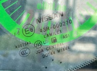 window front front iron NISSAN LEAF and ZE0 10- originál