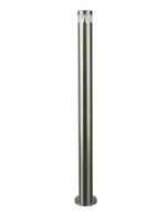 Stojacia lampa vonkajší stĺpik moderný LED chróm tuba 110 cm Rabalux
