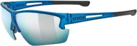 OKULARY SPORTOWE UVEX SPORTSTYLE 812 NIEBIESKIE MIRROR BLUE CAT. 3