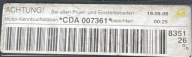 Blende Abdeckung des Zahnrads CDA AUDI A5 A4 B8 06H103277G