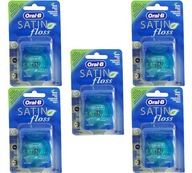 Oral-B Satin Floss Mint Nić Dentystyczna do zębów 25 m 5 szt