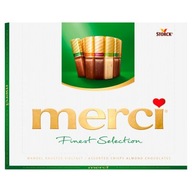 Čokolády s mandľami Storck Merci Finest Selection 250 g z Nemecka