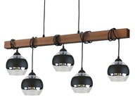 LÁMPA A NAPPALI ASZTAL FÖLÉ SZOBA PAVILON FA FÜGGESZTÉK MENNYEZETI LED E27