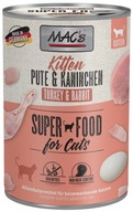 MAC's Cat Kitten Indyk Królik puszka 400 g