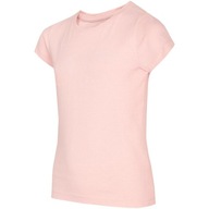Koszulka dla dziewczynki 4F pudrowy koral 164cm