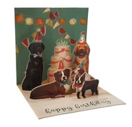 PIESKI kartka urodzinowa dla miłośników psów 12 13 14 16 18 20 30 40 50