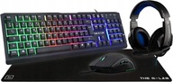 Súprava klávesnice a myši The G-Lab čierna