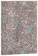 Zápisník Flexis Moorish Mosaic, Granada Turquoise Midi, linajkový, 176 strán, papier