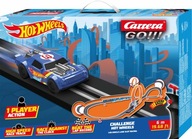 CARRERA GO!!! AUTODRÁHA 6,0M HOT WHEELS CHALLENGER + 1 AUTO 68000