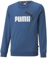 Bluza młodzieżowa Puma Ess+ 2 Col Big Logo niebies