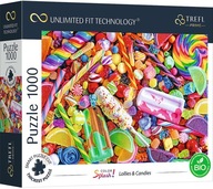 PUZZLE 1000 EL. SŁODYCZE LIZAKI I CUKIERKI UFT