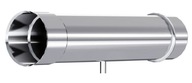 KS Rura kwasoodporna z króćcem pomiarowym fi 120 mm 0,5 mm 0,8m wkład komin