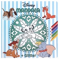 DISNEY OMAĽOVÁNKA TRBLIETKY MANDALA PRE DETI S TRBLIETKAMI