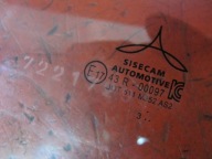 RENAULT CLIO 5 V B7 19- window door right front front 2023 year
