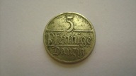 Moneta 5 fenigów 1923 Gdańsk WMG stan 3+