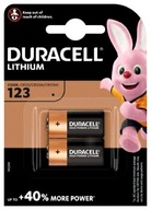 Bateria foto litowa Duracell CR123 2 SZTUKI