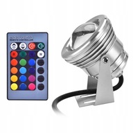 LAMPA PODWODNA Z ZDALNIE STEROWNIK RGB LED BASEN