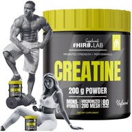 KREATYNA CREATINE MONOHYDRAT 200g POWDER KREATYNA SIŁA 200 g bez smaku HIRO