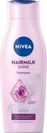 NIVEA HAIRMILK SHINE Szampon do włosów - odżywczy i nawilżający 400ml