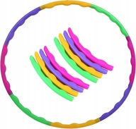 Hula hop skladacie farebné koleso na natáčanie 65cm
