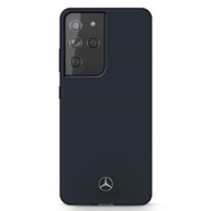 Mercedes MEHCS21LSILNA etui case obudowa Samsung S21 Ultra G998 niebieski