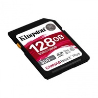 Kingston SDXC Canvas React Plus 128GB 300R/260W UHS-II U3