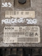 computer control unit of the engine Peugeot 206 9653202580