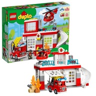 LEGO Duplo 10970 Remiza strażacka i helikopter wóz i śmigłowiec dla dziecka