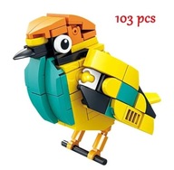 SIKORKA madár építőkockák 103 db-os ajándék szuper minőségű helyettesítő TECHNIC