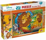 Obojstranné puzzle Plus 24 Leví kráľ