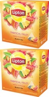 HERBATA LIPTON OWOCE TROPIKALNE PIRAMIDA ekspresowa czarna 20 szt x 2