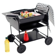 MINI MEBLE DOMEK DLA LALEK MINI GRILL