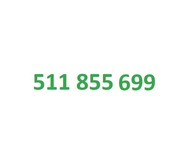 Starter ORANGE złoty prosty numer 511 855 699 prepaid