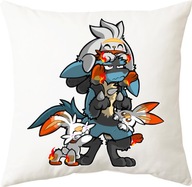 Poszewka Na Poduszkę Pokemon Lucario Scorbunny