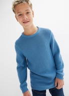B.P.C sweter chłopięcy niebieski młodzieżowy ^176/182
