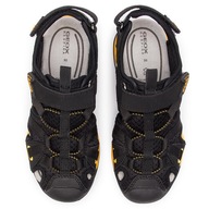 Geox Sandále J Borelis B. B J920RB 0CE14 C0054 S Black/Yellow Veľkosť 32