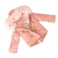 Zimná bunda "Parka" púdrová ružová Výpredaj ! ! !