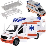 Ambulancie Auto Zvukom Pohotovosť Svetlo Otváracie Dvere