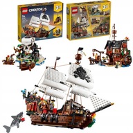 LEGO Creator 3 w 1 31109 Statek Piracki Karczma Wyspa Czaszek Piratów 3in1