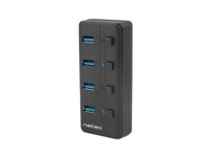 Hub NATEC Mantis 2 NHU1557 (4x USB 3.0; čierna farba)