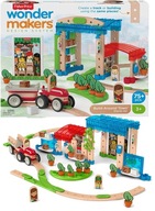 Fisher-Price Wonder Drevené mestečko a vláčik