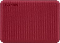 Dysk zewnętrzny HDD Toshiba Canvio Advance 1TB Czerwony (HDTCA10ER3AA)