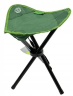 Turistická stolička skladná taburetka 38 cm zelená