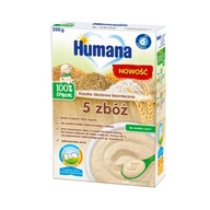 Humana 100 % Organic wielozbożowa kaszka bezmleczna, 200 g