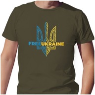 KOSZULKA UKRAINA WOLNA STOP WOJNIE FREE UKRAINE M