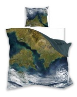 Obliečky NATURA bavlnené 140cm x 200cm Mládežnícka mapa SVET